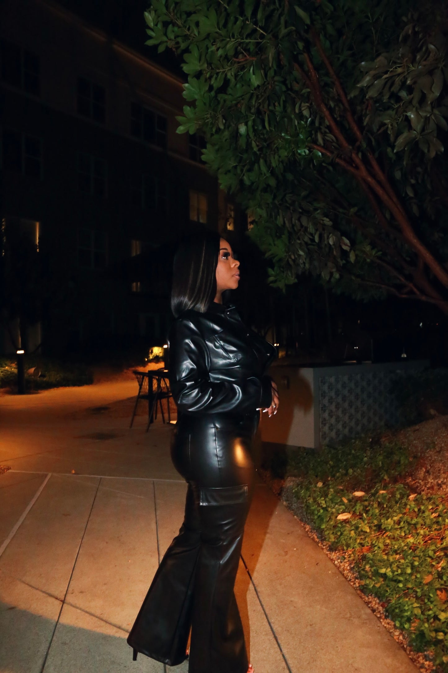 Leather 2 Piece Set | Chic & Modern Outfit